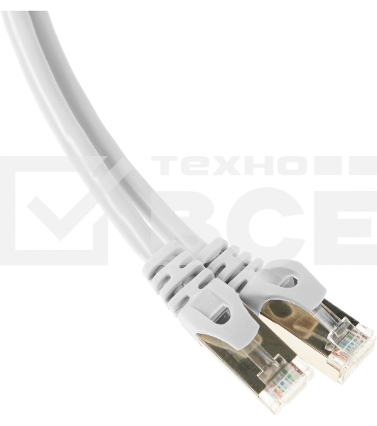 Патч-корд FTP Cablexpert кат.6, 7.5м, литой, многожильный (серый)