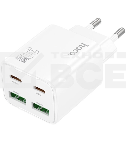 Сетевое зарядное устройство Hoco N56 Fundador 30W 3A (PD)