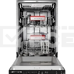 Встраиваемая посудомоечная машина Kuppersberg GGS 4535 High-Tech, 11 комплектов, 7 программ, 3 корзины, конденсационная сушка, луч на полу, частичная защита от протечек, индикатор отсутствия соли и ополаскивателя, отображение времени мытья, кнопочное упра, фото2