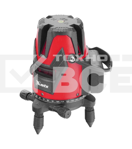 Лазерный уровень MTX MFL RED, 30 м, красный луч, акк. Li 2400 mAh, сумка, резьба 5/8'