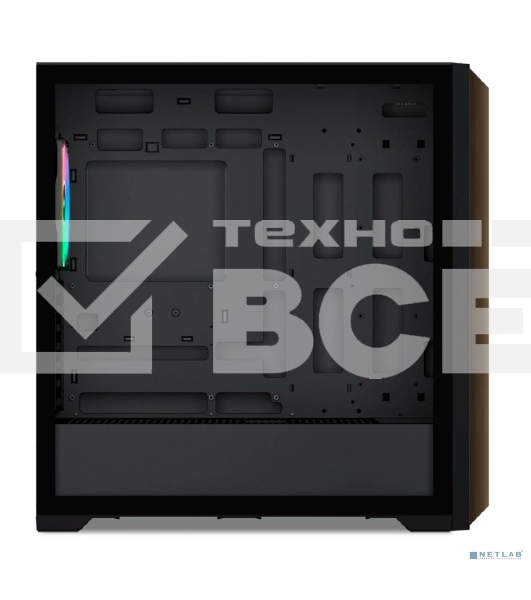 Корпус SAMA Z60, Midi-Tower, чёрный, 4 x 140 мм