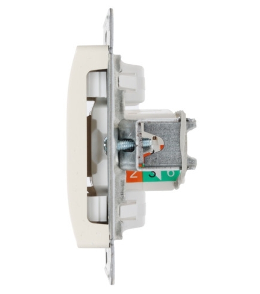 Механизм розетки комп. 1-м СП Glossa RJ45 беж. SchE GSL000281K