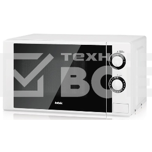 Микроволновая печь BBK 20MWS-704M/W белый, 20 л, 700 Вт, поворотный механизм
