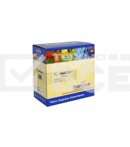 Картридж PL-106R02611 для принтеров Rank Xerox Phaser 7100 Yellow 9000 копий (2шт/уп) ProfiLine