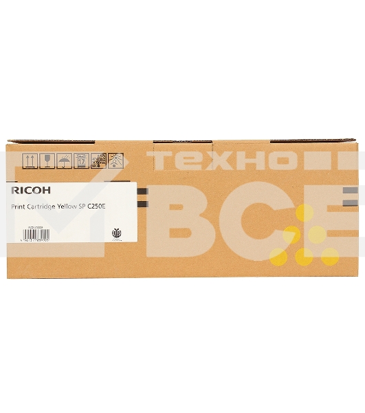 Картридж лазерный Ricoh тип SPC250E желтый для SP C250DN/C250SF 1600 отп.
