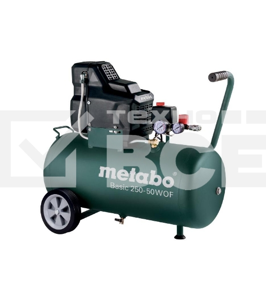 Компрессор Metabo Basic 250-50 W OF  601535000 безмасл. 1.5кВт,50л