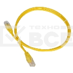 Патч-корд Lanmaster TWT UTP кат.5e, с заливными колпачками, 0.15 м, желтый, фото 1