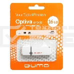 Флэш Диск USB 2.0 QUMO 16GB Optiva 02 White QM16GUD-OP2-white, фото2