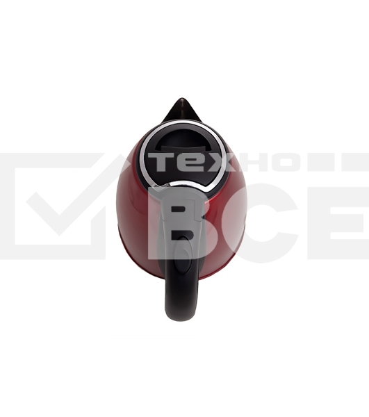Чайник Centek CT-1068 RED (красный) металл 2л, 2000W, хромированная вставка на крышке