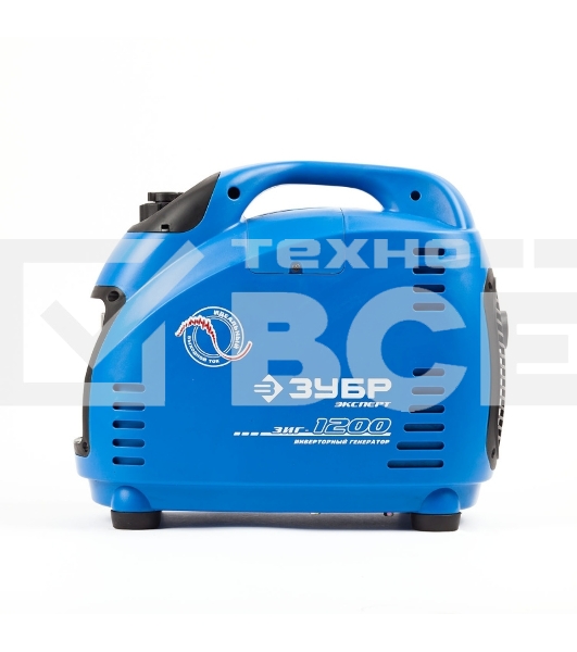 Электрогенератор бензиновый инверторный Зубр ЗИГ-1200, 1.2 кВт, 94 дБ, 18.8 кг