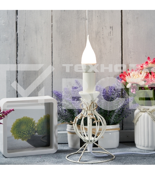 Лампа светодиодная Rexant свеча на ветру (CW) 7,5 Вт E14 713 лм 2700 K теплый свет