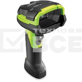 Сканер штрих-кода ручной Zebra DS3608 (DS3608-SR3U4600VZW) 2D имидж, проводной, USB, зеленый/черный