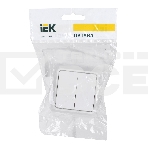 Выключатель Iek EVO20-K01-10-DC ВС20-2-0-ОБ 2кл 10А откр.уст. ОКТАВА (белый), фото3