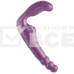 Безременной страпон, стимулятор точки G без вибрации Platinum Premium Silicone - The Gal Pal - Purple, фото4