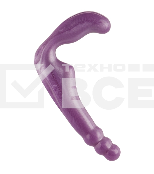 Безременной страпон, стимулятор точки G без вибрации Platinum Premium Silicone - The Gal Pal - Purple