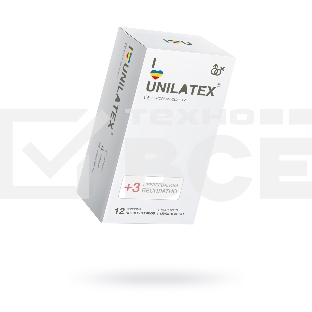 Презервативы Unilatex Multifrutis №12+3, ароматизированные, цветные