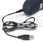 Тёмно-синий вибратор Oh My USB Rechargeable Rabbit Vibrator - 25,4 см., фото9