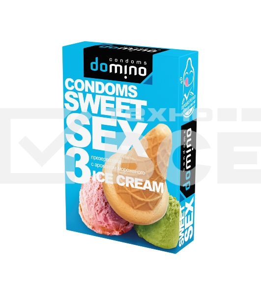 Презервативы Luxe DOMINOSWEETSEX, мороженое№3, 18 см