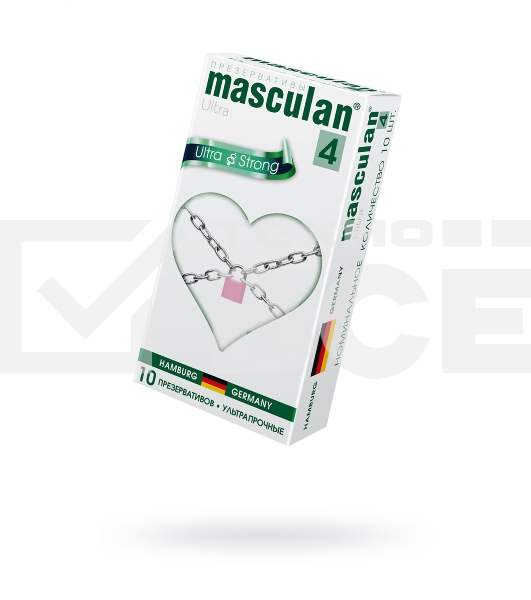 Презервативы Masculan Ultra 4,10 шт.Ультра прочные ШТ