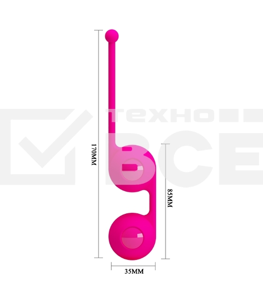 Вагинальные шарики на сцепке PrettyLove Kegel Tighten Up III