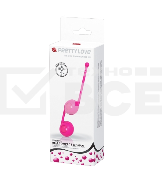 Вагинальные шарики на сцепке PrettyLove Kegel Tighten Up III