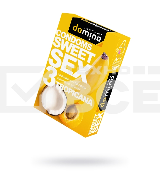Презервативы Luxe DOMINOSWEETSEX, тропические фрукты№3, 18 см