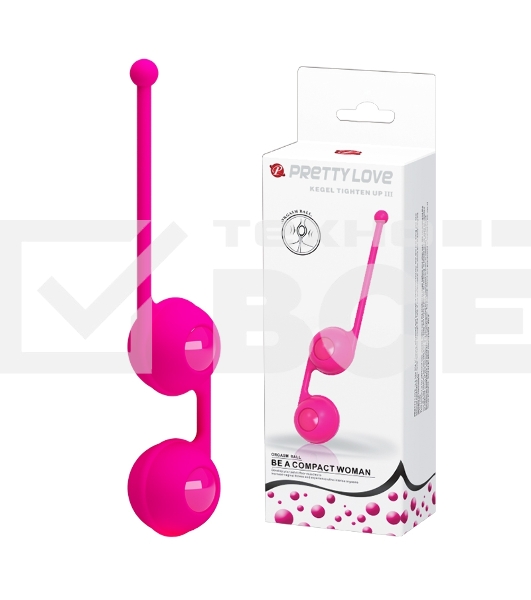 Вагинальные шарики на сцепке PrettyLove Kegel Tighten Up III
