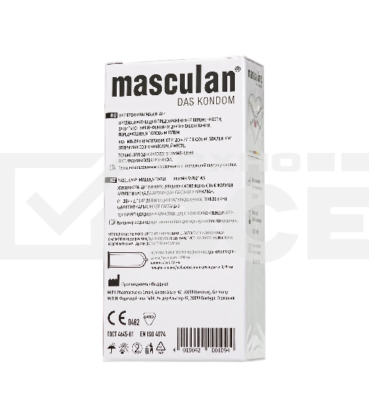 Презервативы Masculan Ultra 4,10 шт.Ультра прочные ШТ