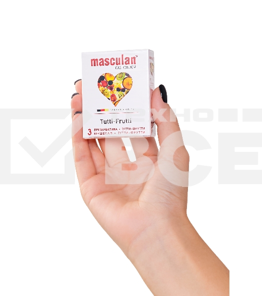Презервативы Masculan Ultra 1 3 шт Тутти-Фрутти (Tutti-Frutti)