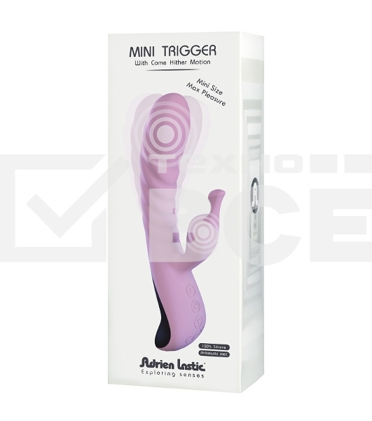 Вибростимулятор с клиторальным отростком компактный AD.Mini Trigger