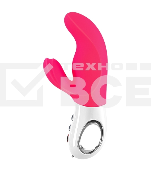 Вибратор Fun Factory MiSS BI, силикон, розовый, 17 см
